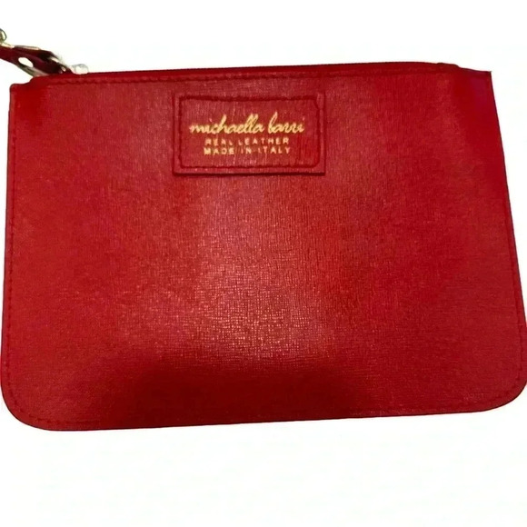 Michaella barri Handbags - Michealla barri red leather wristlet made in Italy NWOT